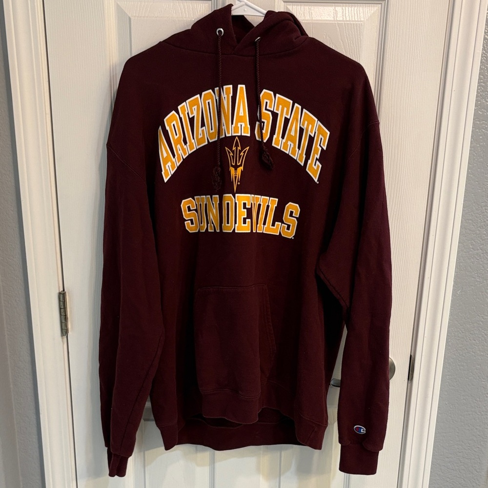 Champion Burgundy Arizona State Hoodie